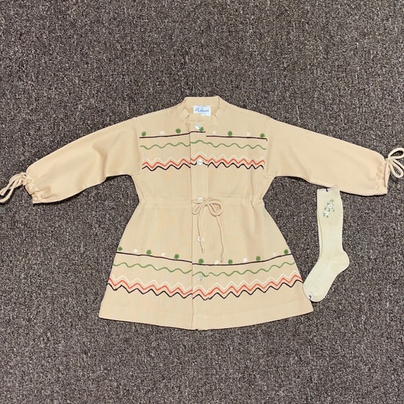 Vintage Italian-made Girl’s Dress Sz approx 2T - Picture 1 of 9